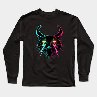 Retro Caracal Long Sleeve T-Shirt